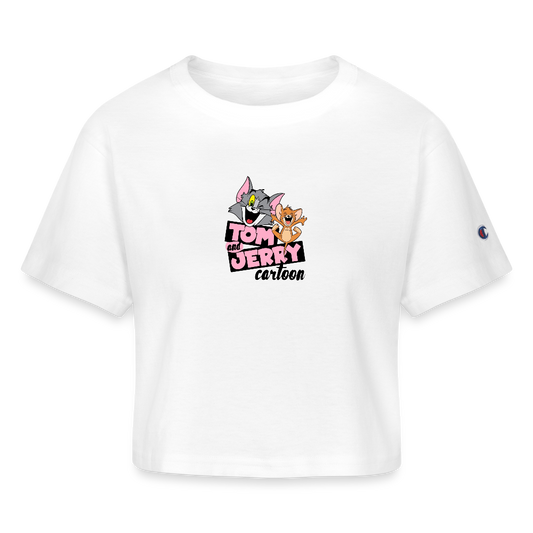 Champion Women’s Cropped T-Shirt - white