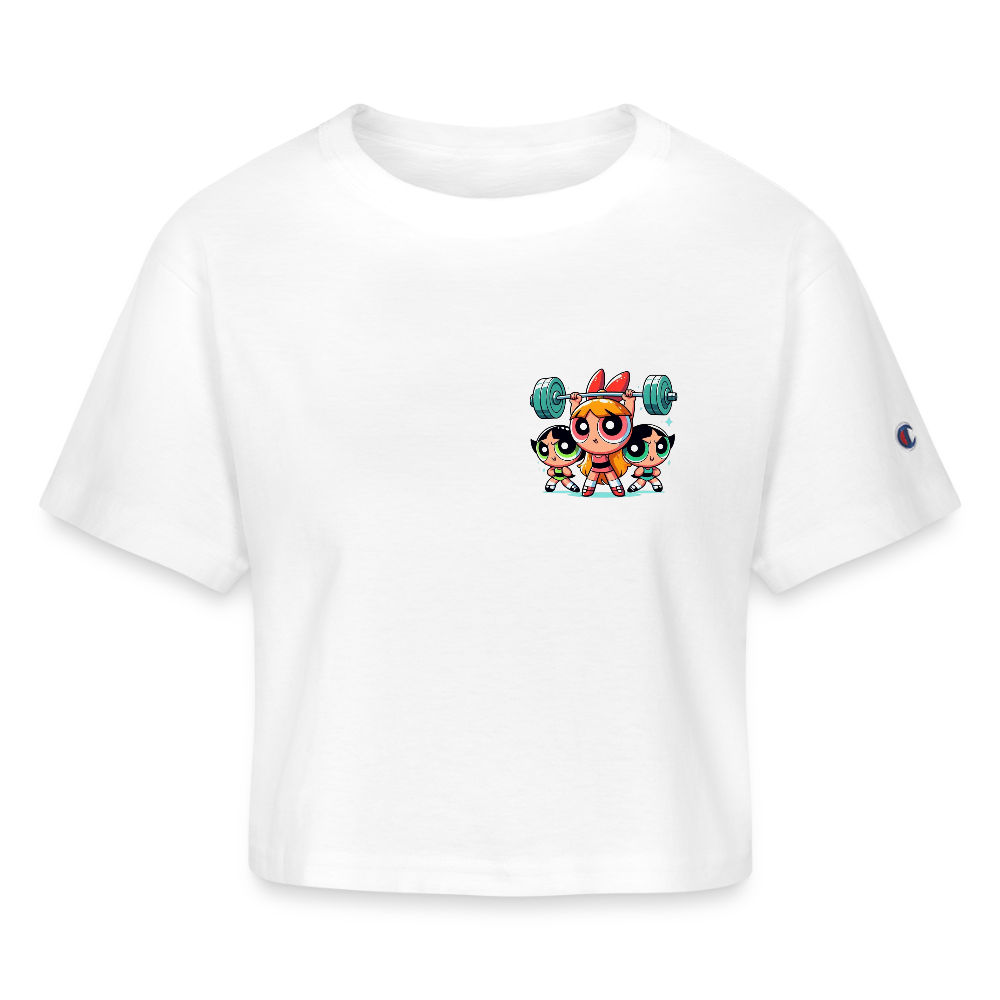 Champion Women’s Cropped T-Shirt - white