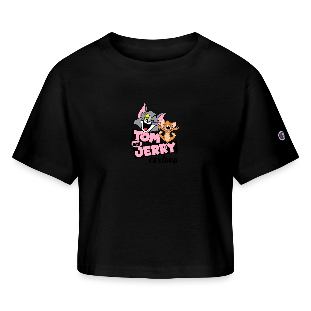 Champion Women’s Cropped T-Shirt - black