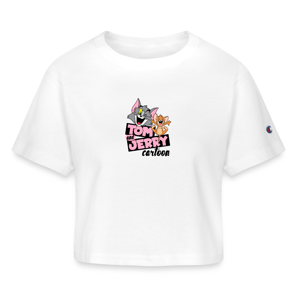 Champion Women’s Cropped T-Shirt - white